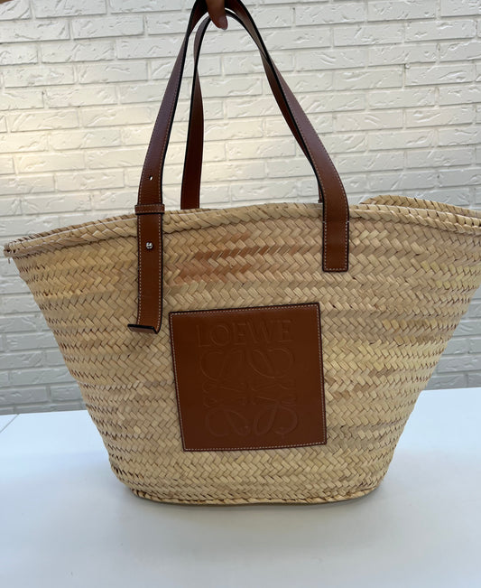 Loewe Large Raffia Tote